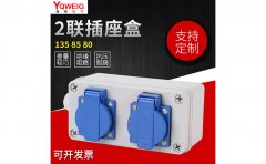 塑料2聯(lián)插座箱